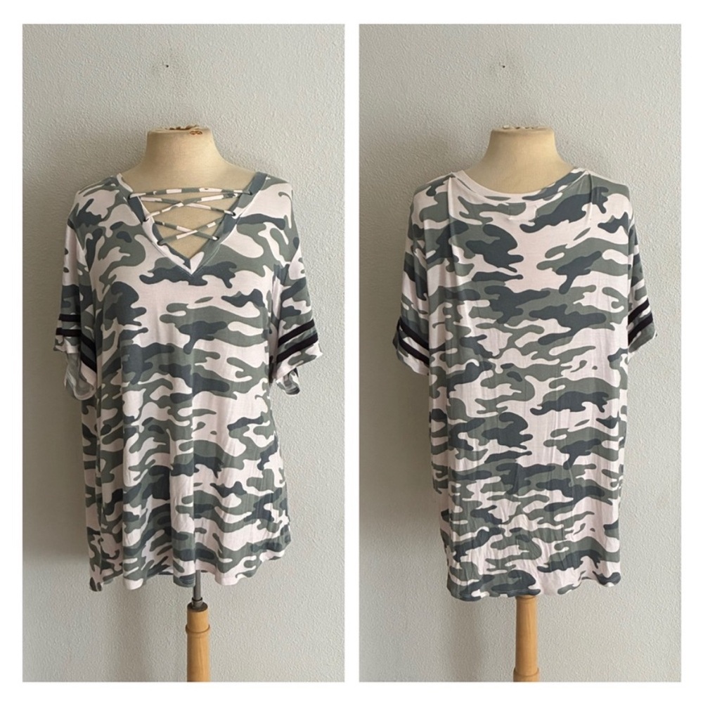 Maurices camo lattice tee